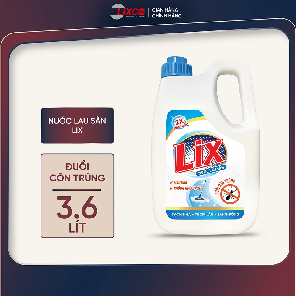 Nước lau sàn Lix đuổi côn trùng
