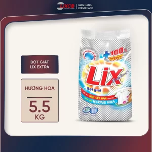 Bột giặt Lix Extra hương hoa 5.5Kg