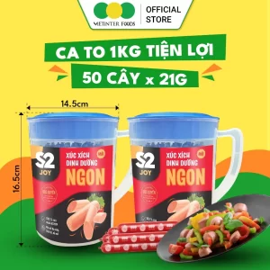 S2 XÚC XÍCH DD IQ NGON (50 cây x 21g x 6ca)