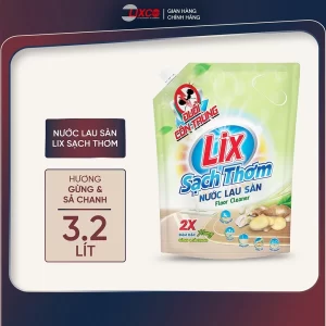Nước lau sàn Lix sạch thơm gừng và sả chanh